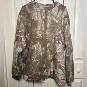Original Deluxe Supply Camo Crewneck Sweatshirt Size L NWT